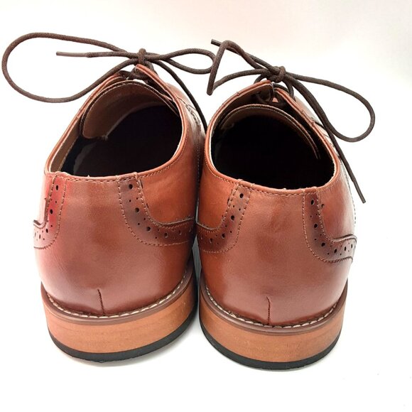 Ashford Hayes Men\'s Dress Shoe Size 11 Medium Brown Lace up, Oxford. Great pair main image 8
